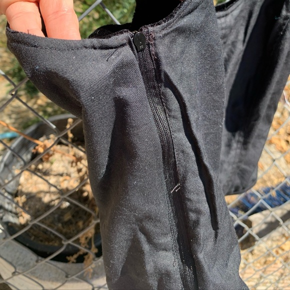 Vintage Ralph Lauren Black Velvet Rayon Lace Up Corset Union Made - Picture 10 of 16